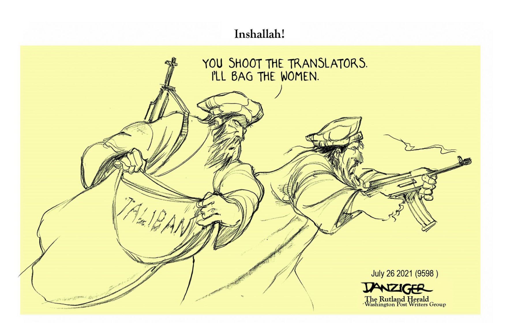 Jeff Danziger cartoon